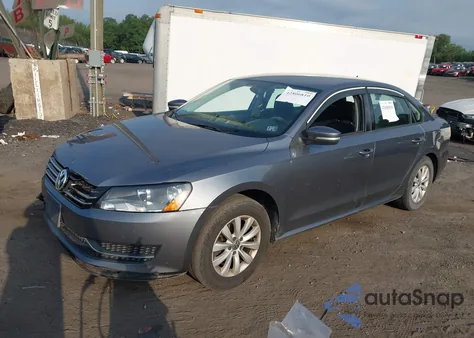 2013 Volkswagen Passat 2.5L S from USA, damaged, VIN 1VWAP7A34DC059183